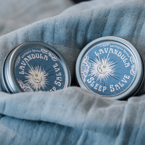 Organic Lavender Sleep Salve | Multi-Use Calming Balm • Zero Waste Natural Skincare