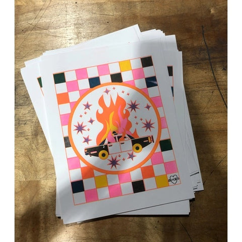 Defund The Police Risograph Print