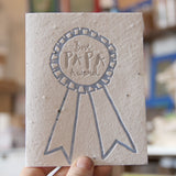 Lovewild Design Plantable Letterpress Best Papa Card