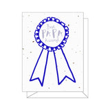 Lovewild Design Plantable Letterpress Best Papa Card