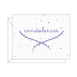 Lovewild Design Plantable Letterpress Condolences Card