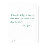 Lovewild Design Plantable Letterpress Will Rogers Card