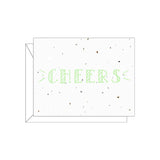 Lovewild Design Plantable Letterpress Cheers Card