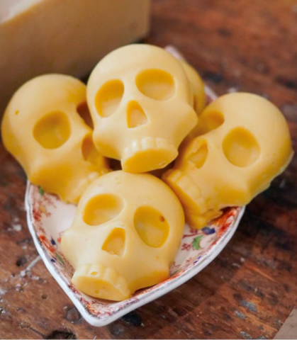 Pumpkin Spice Skull Soap