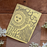 Birthday Solar Return Letterpress Greeting Card