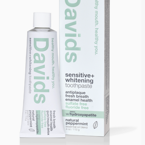 Davids Sensitive+Whitening Nano-Hydroxyapatite Premium Toothpaste / Peppermint