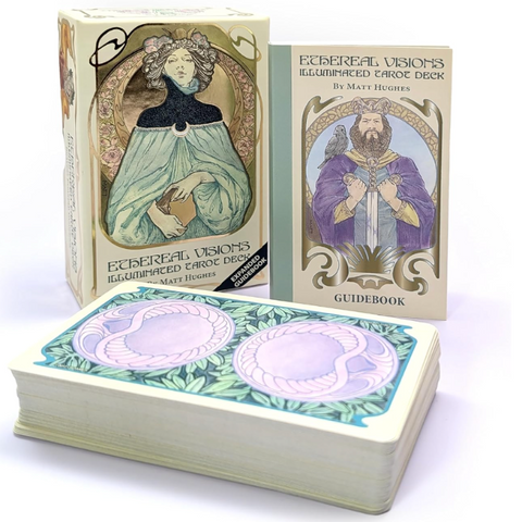Ethereal Visions: Illuminated Tarot Deck