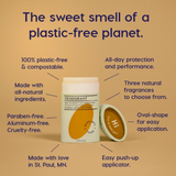 HiBAR Deodorant Bergamot + Cedar