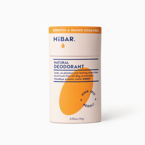 HiBAR Deodorant Sensitive Pink-Iris+Neroli Baking Soda Free