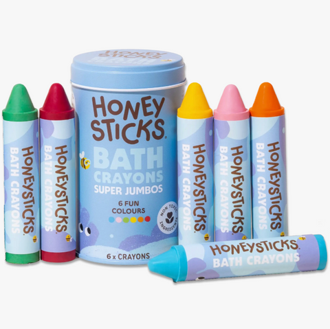 Honeysticks Bath Crayons Super Jumbos 6pk