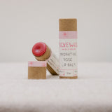 Organic Rose Lip Balm in Eco-Friendly Tube | Handmade, Plastic-Free, Zero Waste Moisturizing Chapstick