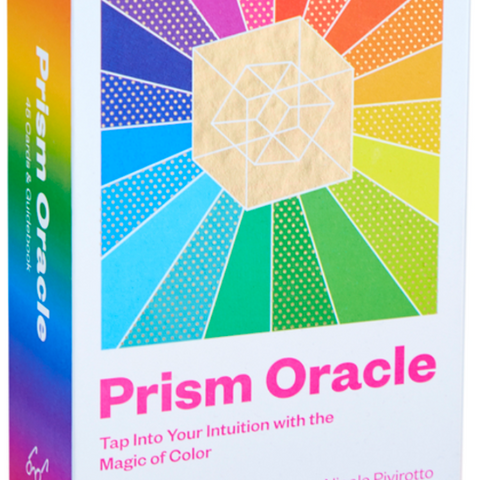 Prism Oracle card set packaging with colorful design and text.