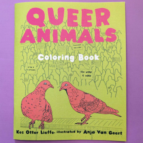 Queer Animals Coloring Zine