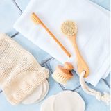Natural Beechwood Face Brush with Goat Hair