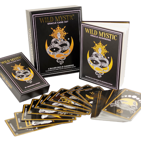 Wild Mystic Oracle Card Deck: A 50-Card Deck and Guidebook