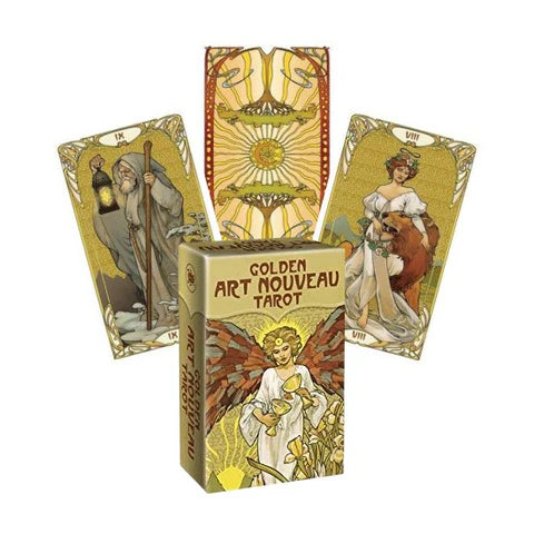 Golden Art Nouveau Tarot Mini