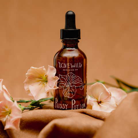 Pussy Potion | Nourishing Yoni Serum: Organic Vitamin E Oil for Intimate Care • Face & Body Moisturizer