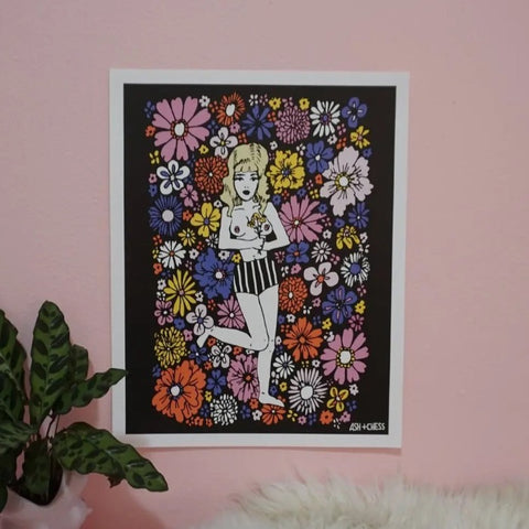 Flower Babe Print