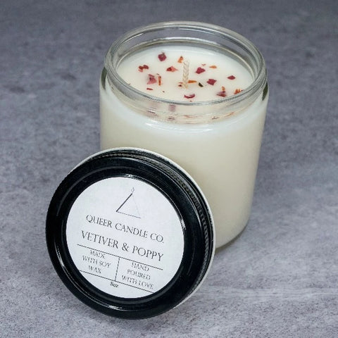 Vetiver and Poppy Candle
