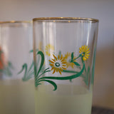 Frosted Daisy Tumblers