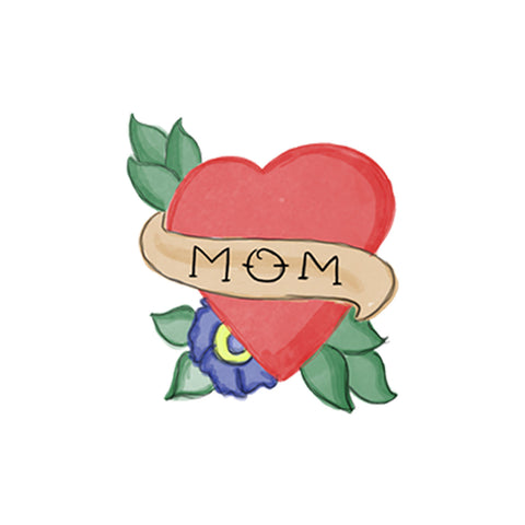 Mom Tattoo Royalty Free Stock SVG Vector and Clip Art