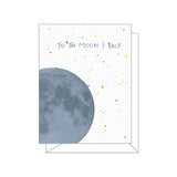 Lovewild Design Plantable Letterpress To The Moon Card