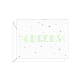 Lovewild Design Plantable Letterpress Cheers Card