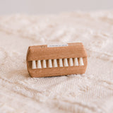 Natural Beechwood Travel Nail Brush