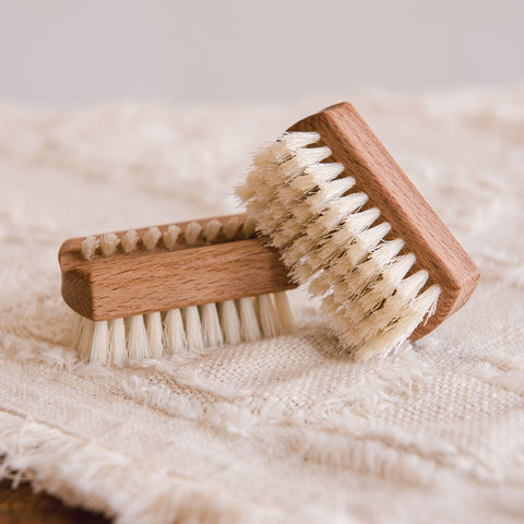 Natural Beechwood Travel Nail Brush