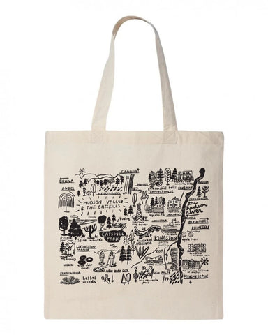 Hudson Valley Map Tote