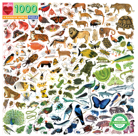 A Rainbow World 1000 Piece Puzzle