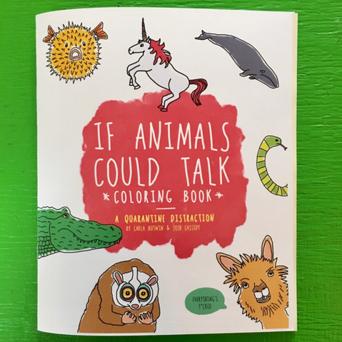 If Animals Could Talk Coloring Book