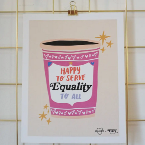 Equality Coffee Print