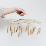 Bamboo Laundry Peg Airer