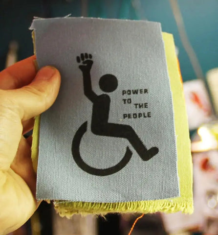 Disability Rights: Power To The People Patch
